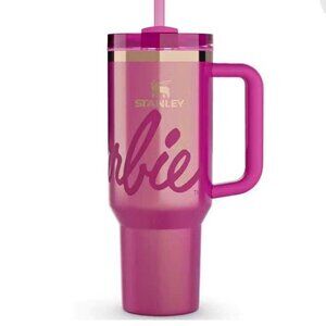 Stanley Barbie 30 oz Barbie Logo Pink Tumbler NIB